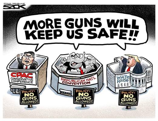 more gun hypocrisy